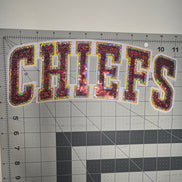 Chiefs Sequin X-Large Patch