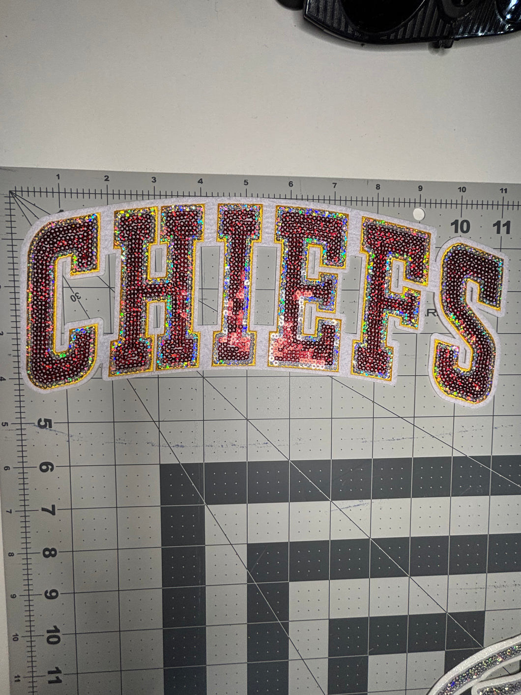 Chiefs Sequin X-Large Patch