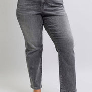 JUDY BLUE High Waisted Rhinestone Straight