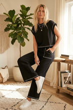 Load image into Gallery viewer, Scuba Contrast Stitch Lounge Pants ONLY (TOP Sold Separately)
