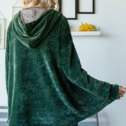 Hooded Chenille Shacket