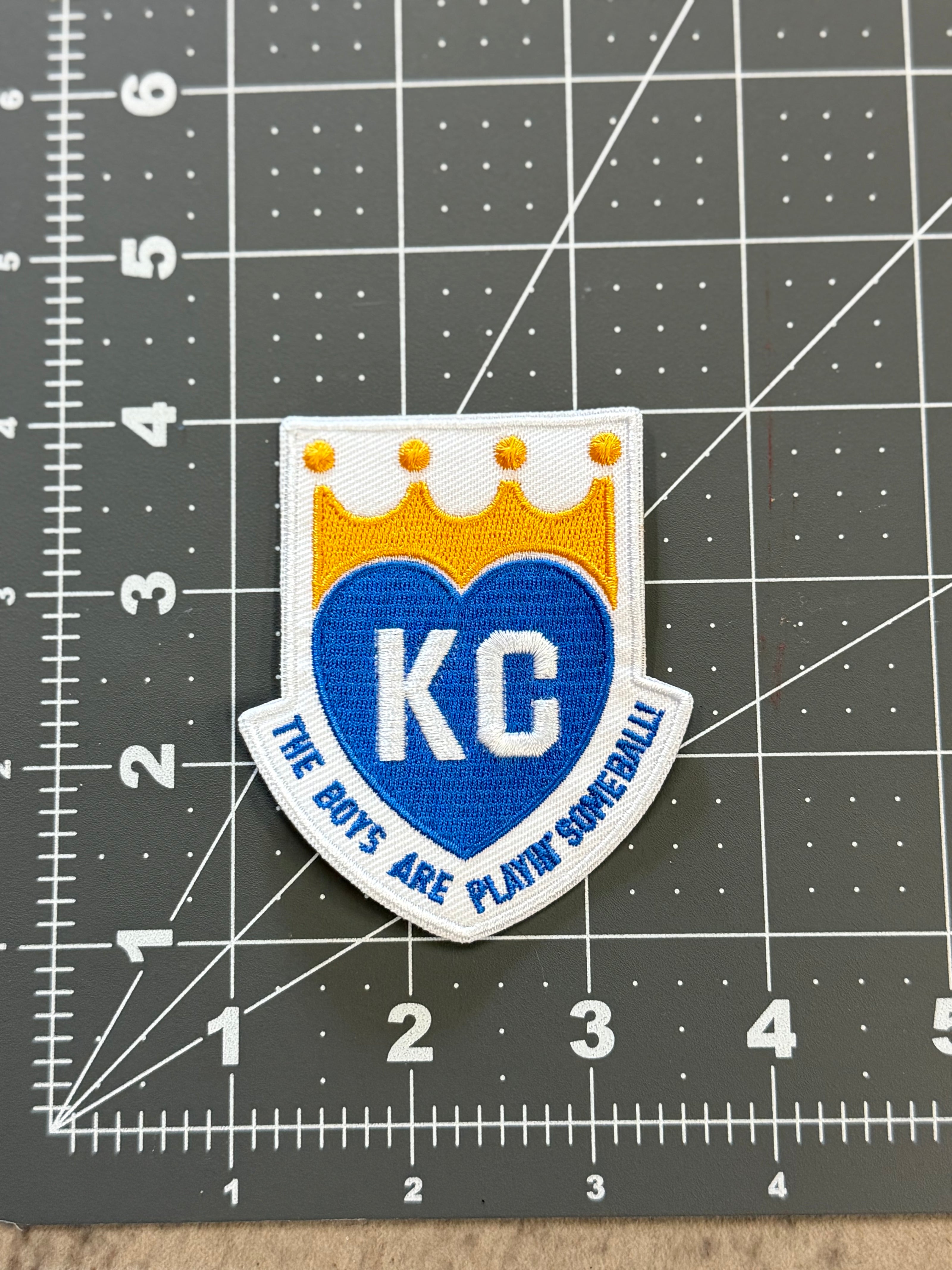 KC Royals Boys Playin Ball Patch