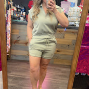 Blake Half Zip SHORTS only