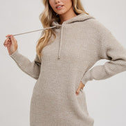 Chunky Waffle Hooded Tunic