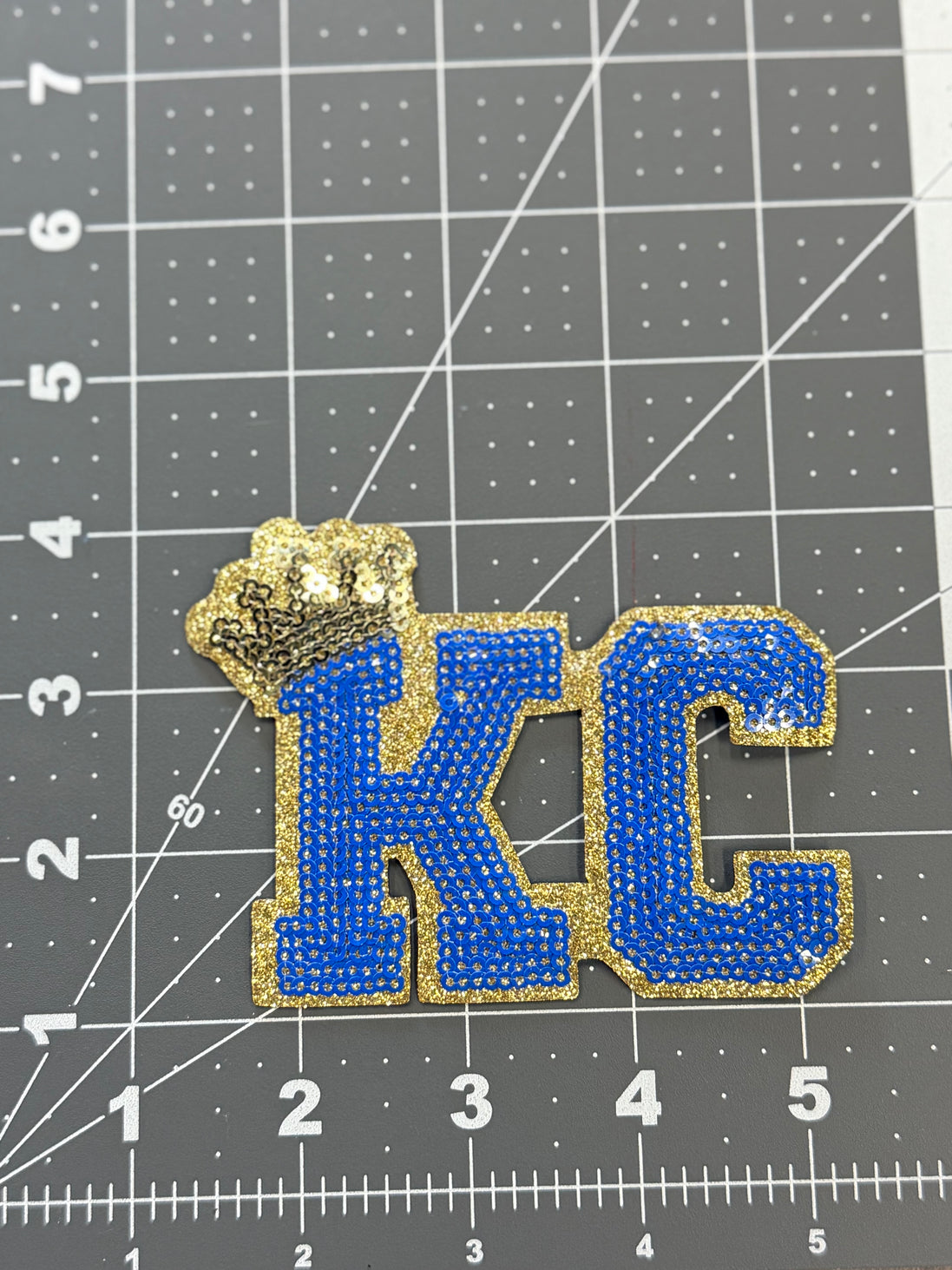 Sequin KC w/Crown Royals Patch