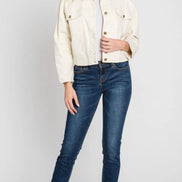 Button Up Cropped Jacket