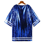 KC Sequin Shirt Dress
