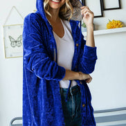 Hooded Chenille Shacket