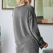 Ribbed Long Seeve Top