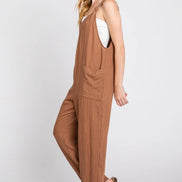 Front Pocketed Jumpsuit