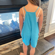 KIDS Cotton Romper w/ Pockets