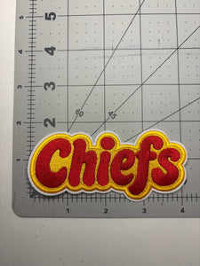 Chiefs Bubble Letters Patch