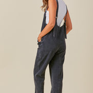 Washed Denim Overall Jumper