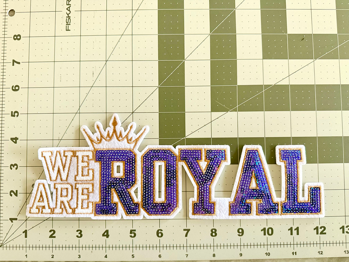 We Are Royals Tee w/Sequin Patch