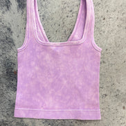 Reversible Neckline Cropped Tank
