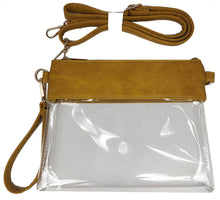 Load image into Gallery viewer, Game Day Clear Crossbody Bag/Clutch
