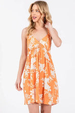 Load image into Gallery viewer, Print Deep V-neck Dress - ND40884A
