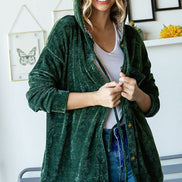 Hooded Chenille Shacket