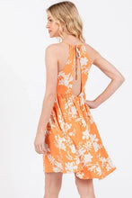 Load image into Gallery viewer, Print Deep V-neck Dress - ND40884A
