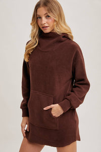 FLEECE HOODIE TUNIC