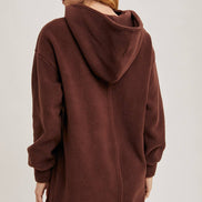 FLEECE HOODIE TUNIC