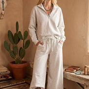 Scuba Wide Leg Pants (Half Zip Pullover Top Sold Separately)
