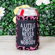 A Little Party Never Hurt Nobody Sequin Can Cooler