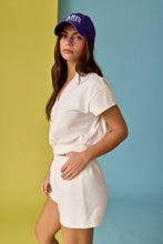 Load image into Gallery viewer, V-Neck Short Sleeve Top (Shorts Sold Separately)
