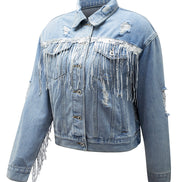 Fringe Denim Jacket