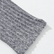 Wide Waistband Ribbed Knit Leggings