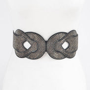 MULTI RHINESTONE ELASTIC BELT