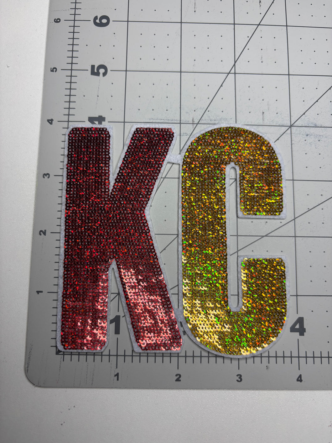 Sequin KC Patch
