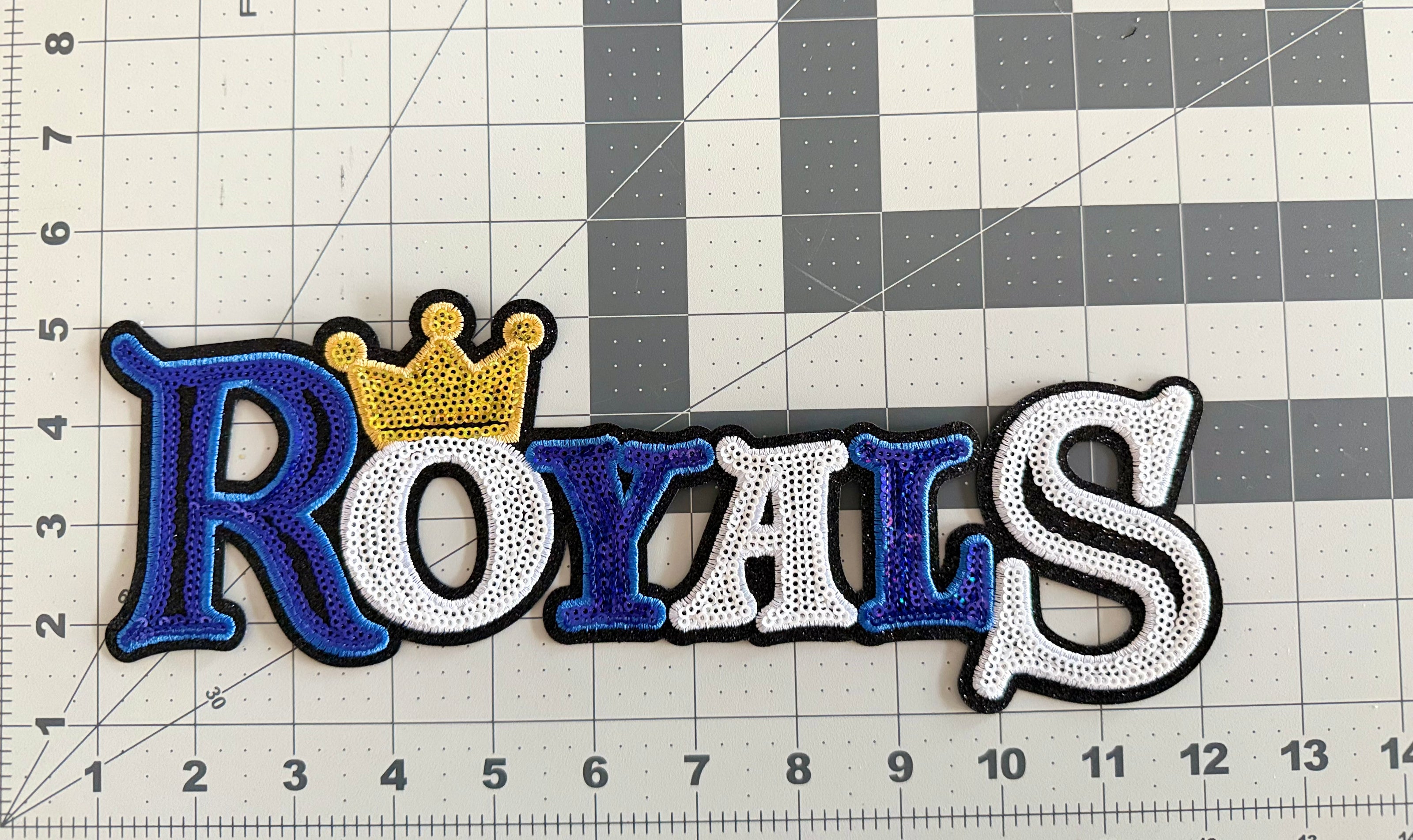 Royals Tee w/Sequin Patch