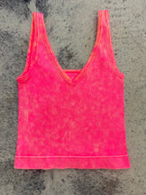 Load image into Gallery viewer, Reversible Neckline Cropped Tank
