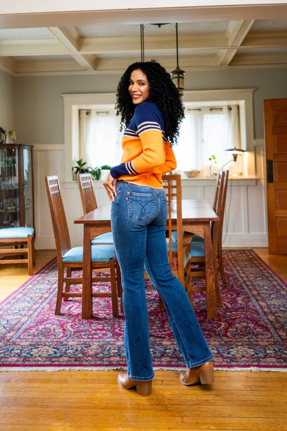 JUDY BLUE Mid Rise Thermal Bootcut