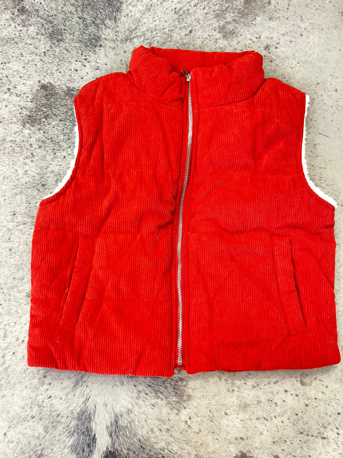 Chiefs Sherpa Lined Corduroy Vest