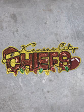 Load image into Gallery viewer, Sequin Chiefs with Lights Kids Size Patch
