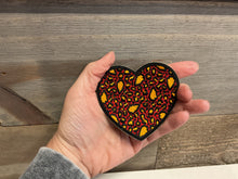 Load image into Gallery viewer, Leopard Arrowhead Heart Embroidered Patch
