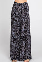 Load image into Gallery viewer, Zebra Design Wide Legged Smocked Pants
