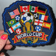 World Cup Flags Embroidered Patch (4 inch)