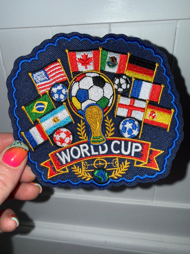 World Cup Flags Embroidered Patch (4 inch)