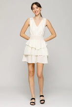 Load image into Gallery viewer, Smocked Waist Ruffle Tiered Mini Dress - FD1092
