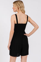 Load image into Gallery viewer, Smocked Detail Romper - NJU60420A-HV
