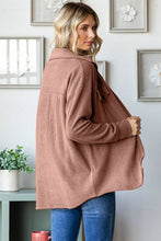 Load image into Gallery viewer, Ribbed Shacket w/Front Pockets
