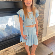 KIDS 2 Piece Skirt and Top Set