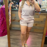 Blake Half Zip SHORTS only
