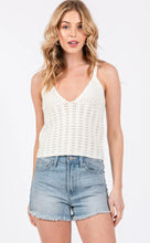 Load image into Gallery viewer, Crochet Cami Tank
