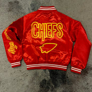 KIDS CHIEFS Satin Bomber Jacket
