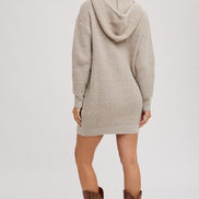 Chunky Waffle Hooded Tunic