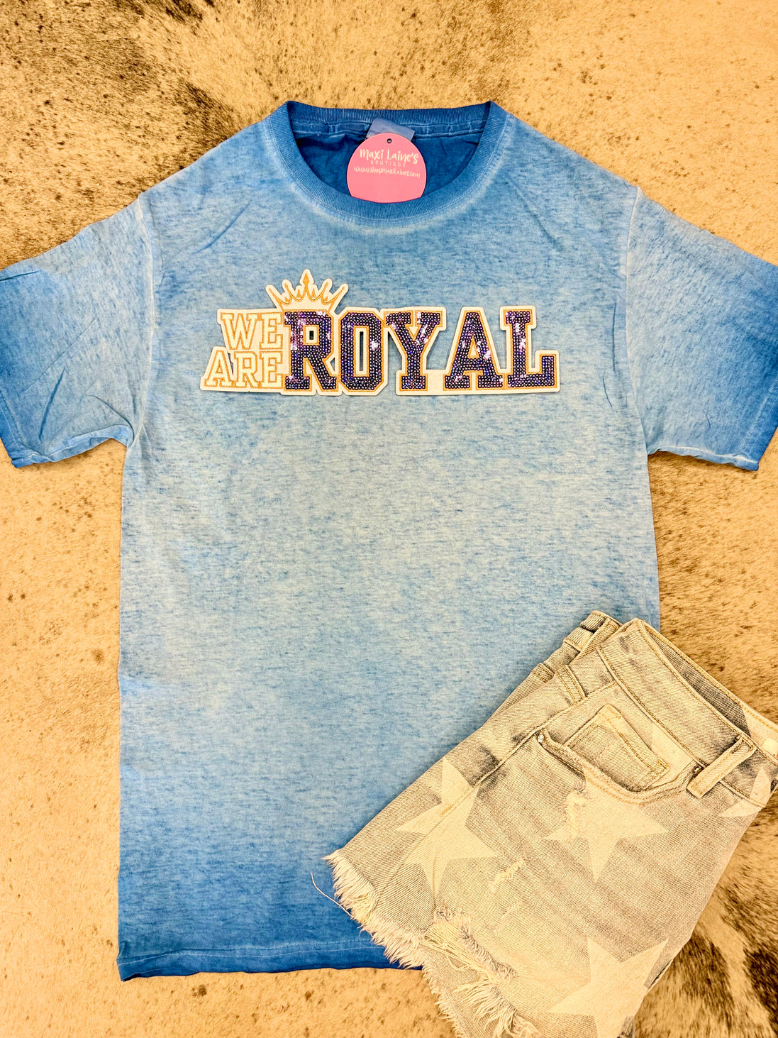 We Are Royals Tee w/Sequin Patch